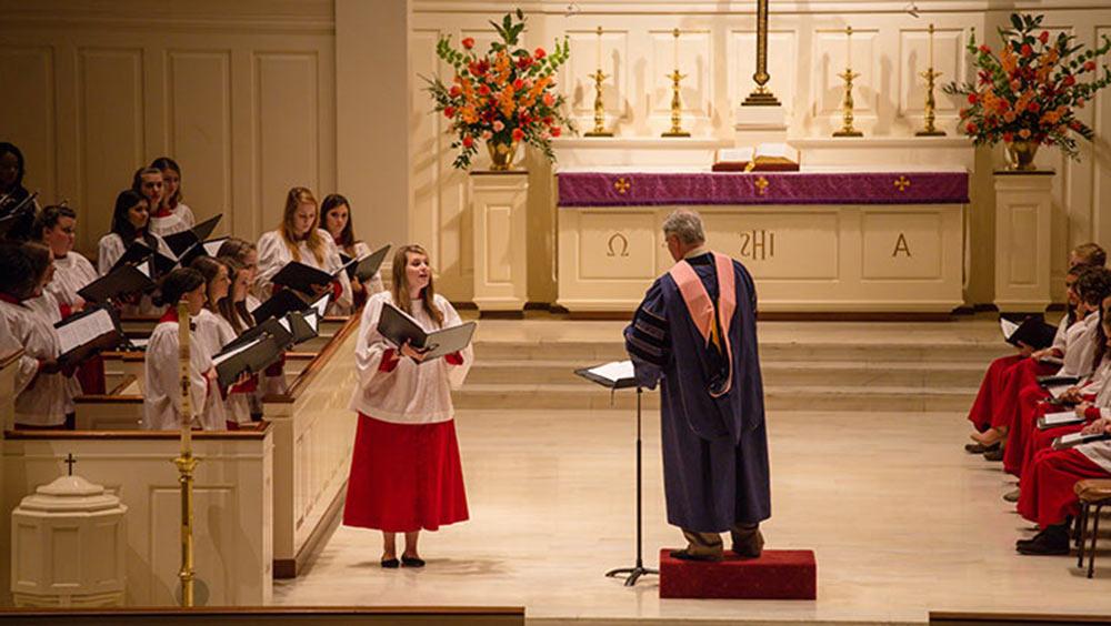 Photo from the Service of Lessons and Carols